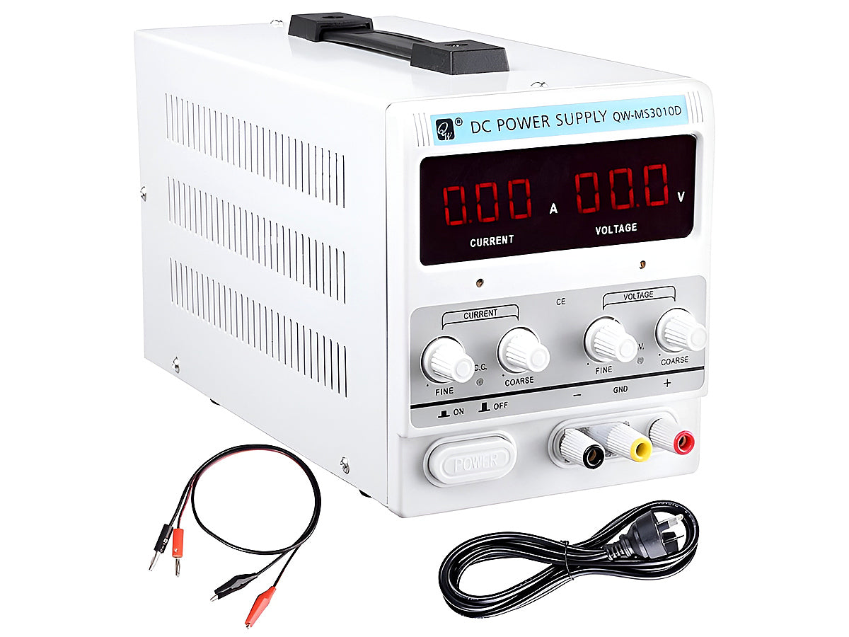 30V 10A DC Power Supply Precision Variable Digital Adjustable Lab Grad ...
